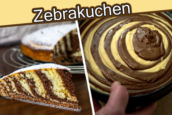 Zebrakuchen schnell gemacht